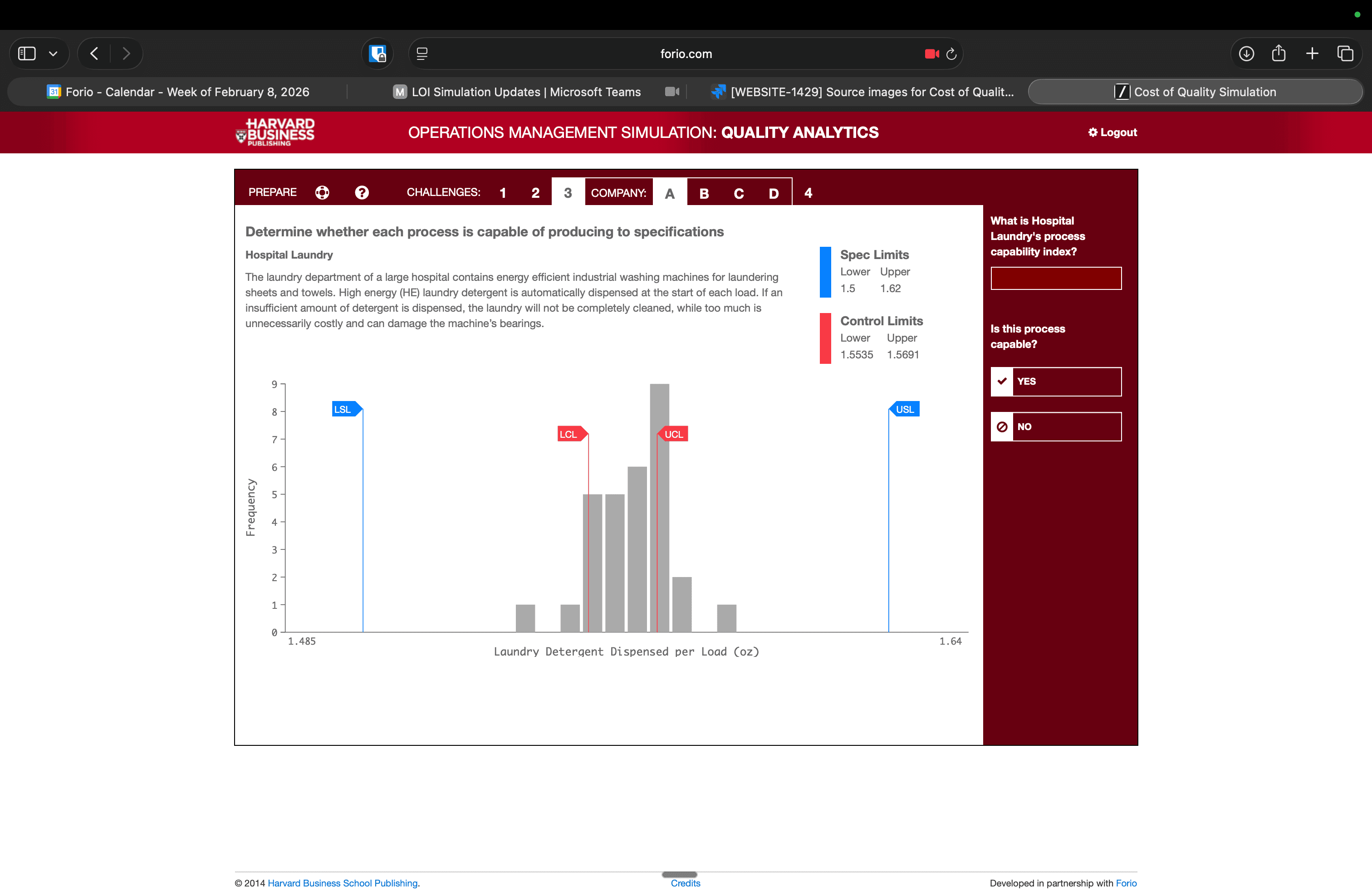 Quality Analytics Simulation