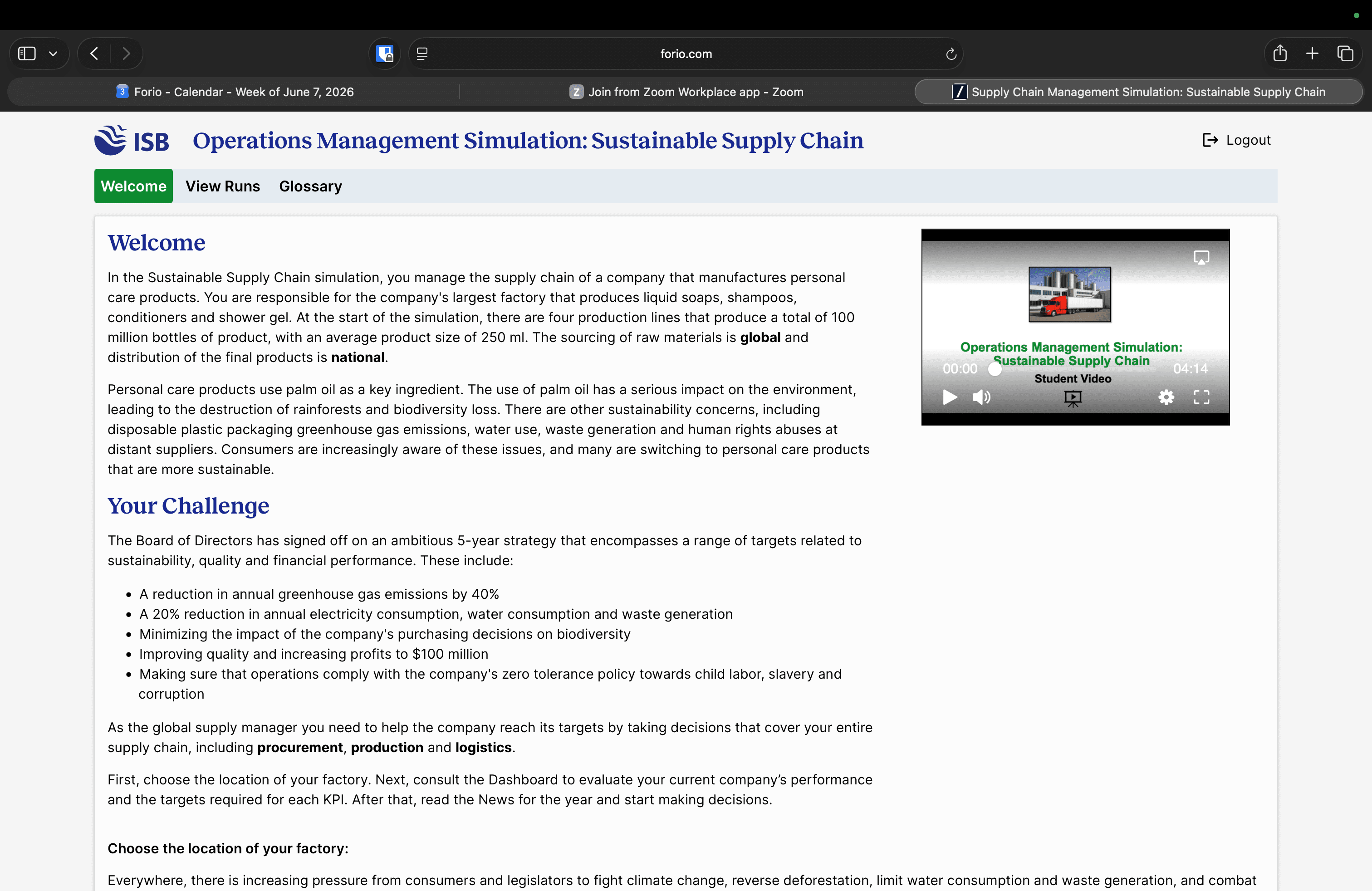 Sustainable Supply Chain Screenshot 001