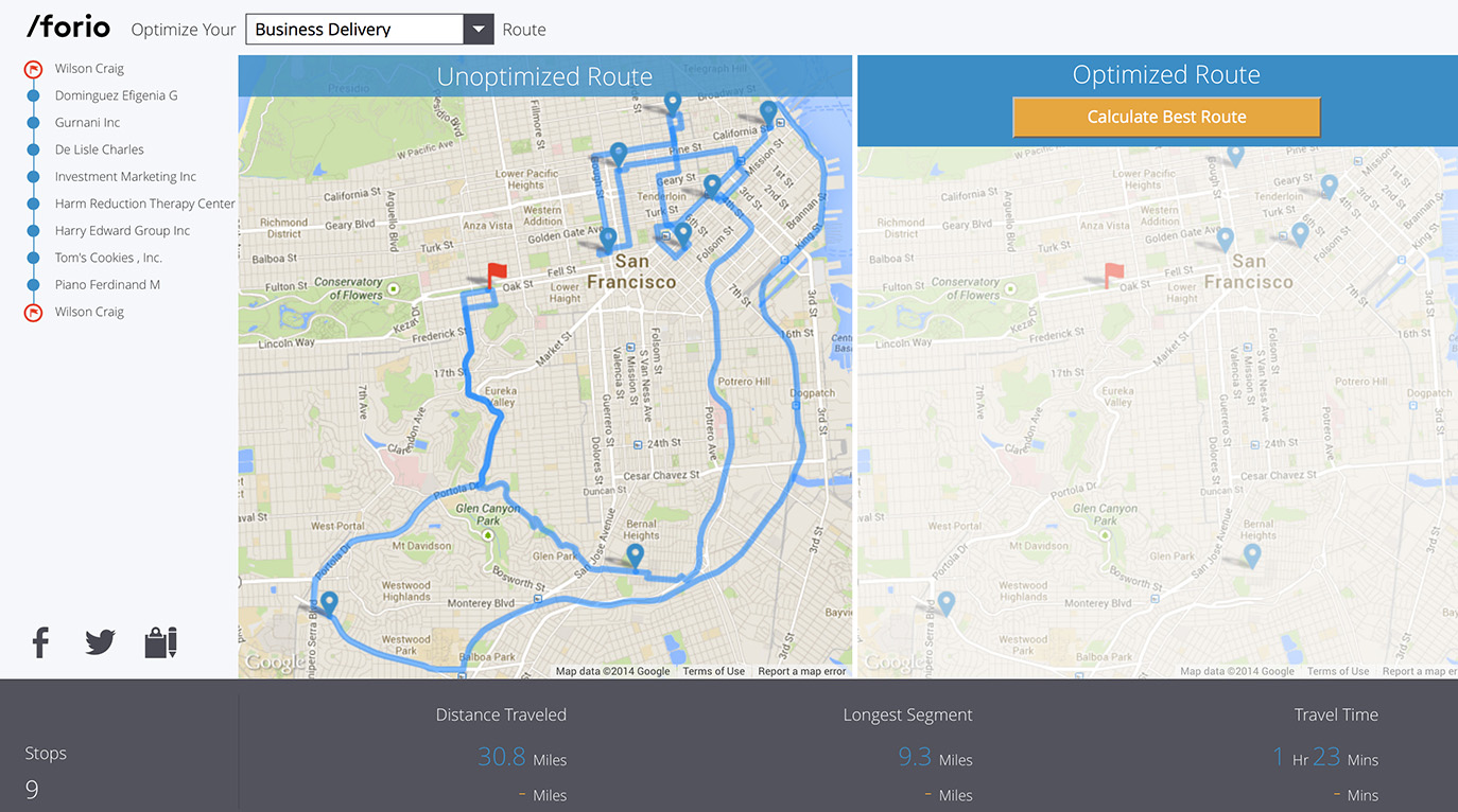 Route Optimizer UI